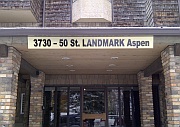 Marqee sign in Calgary